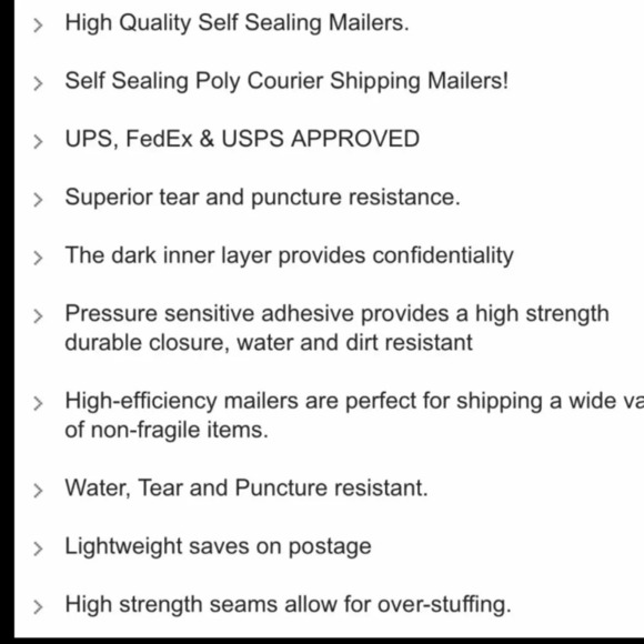 10 10x13 FLORAL POLY MAILER SHIPPING ENVELOPES PINK FLORAL BUSINESS ENVELOPE - Picture 5 of 5